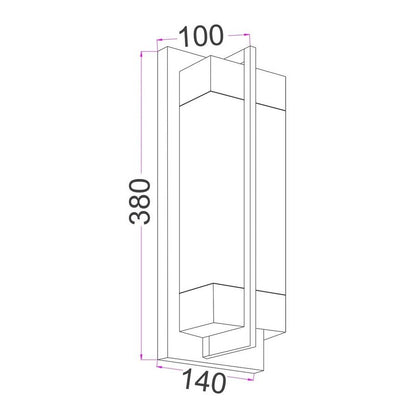 Puente Brass Wall Light