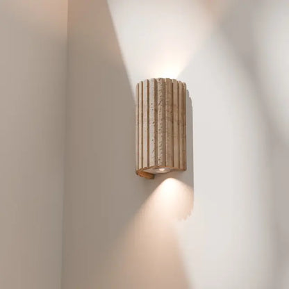 Calibo Orville Travertine Up/Down Wall Light