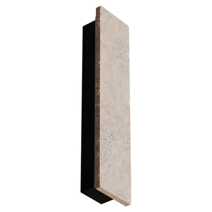 Calibo Orville 450mm Slim Travertine Wall Light IP65