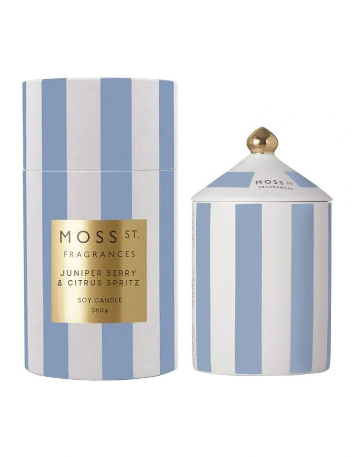 Moss St Ceramic Candle 360g