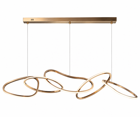 Aurora Gold Pendant Bar Light