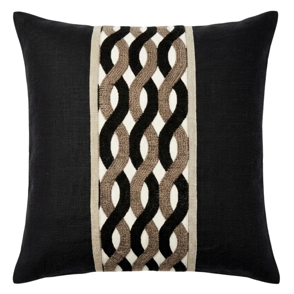 Royale Belmont Black 50x50 Cushion