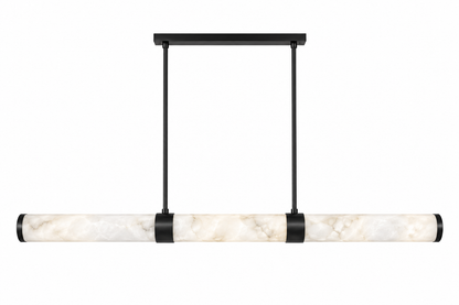 Sofia Spanish Alabaster Stone Bar Pendant 80mm DIA 1200mm & 1500mm