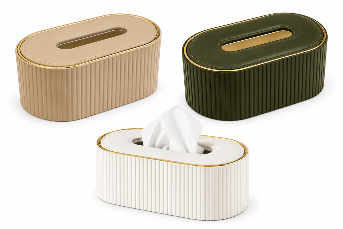 Amara Slim Oval Tissue Box