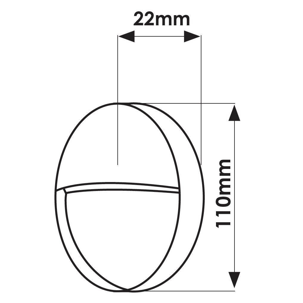 Tyler Round LED Wall Light 12v