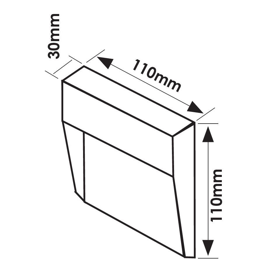 Tyler Square LED Wall Light 12v