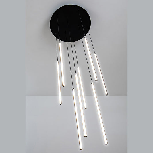 Centric 8 Light Drop Pendant LED
