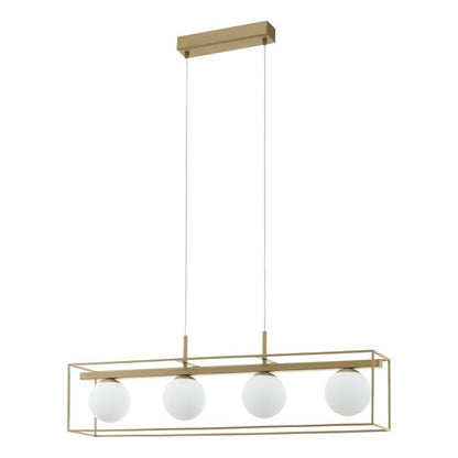Vallaspra Opal 4 Light Bar Pendant