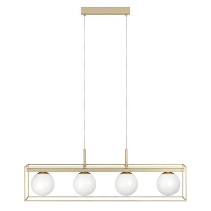 Vallaspra Opal 4 Light Bar Pendant