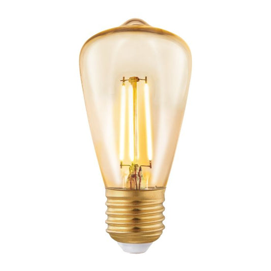 3.5w ST48 LED Mini Pear Globe Amber
