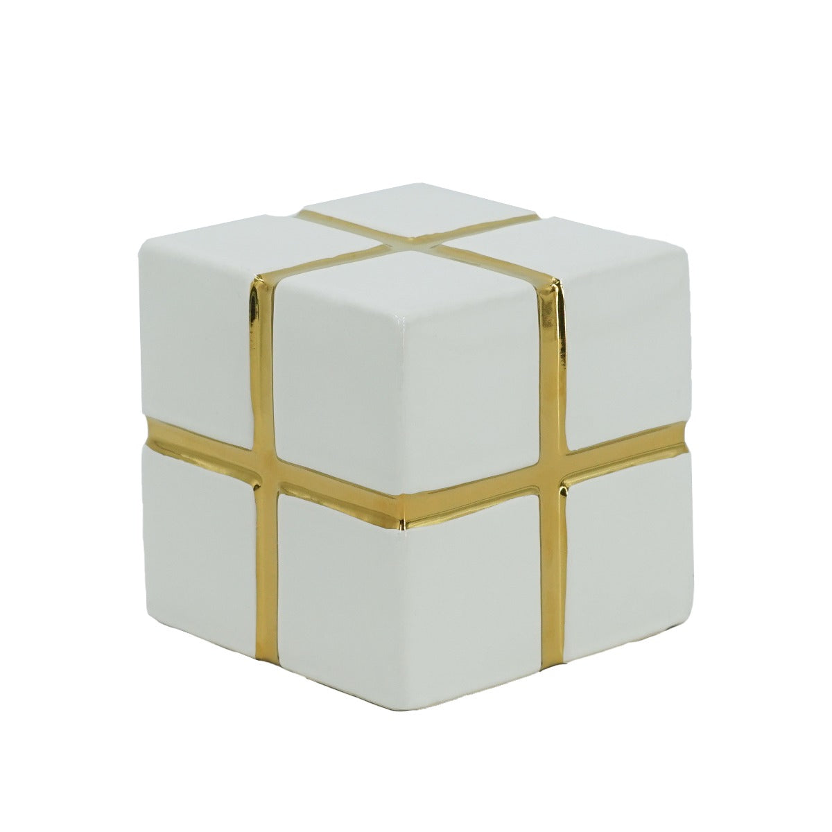 Ceramic Cube Table Deco