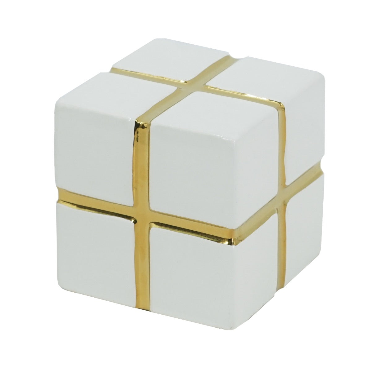 Ceramic Cube Table Deco