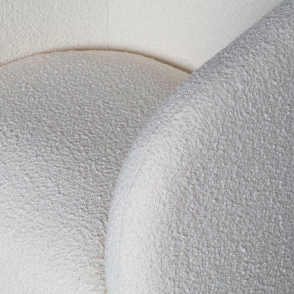 Ashton Swivel Boucle Ivory Accent Chair
