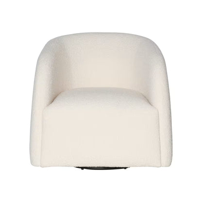Ashton Swivel Boucle Ivory Accent Chair