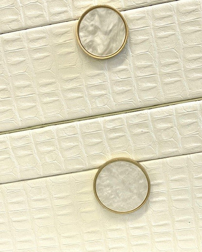 Mother of Pearl Cream Decor Box