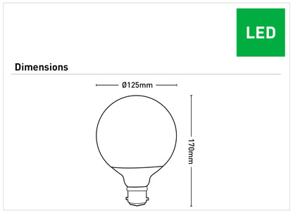 G125 LED Decorative Magician Net E27 Globe