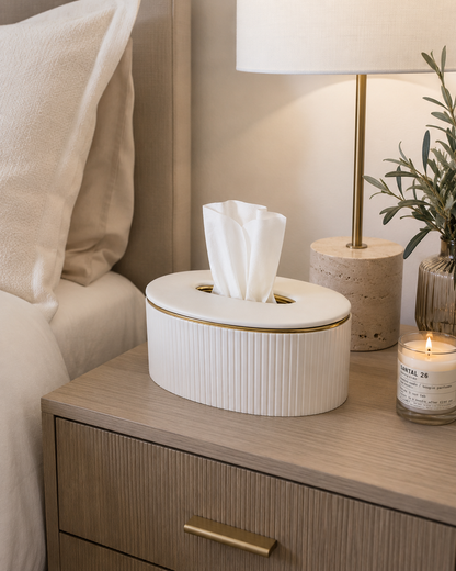 Olivia Oval Tissue Box Cover