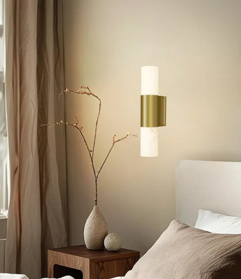 Sofia2 G9 Spanish Marble Wall Light