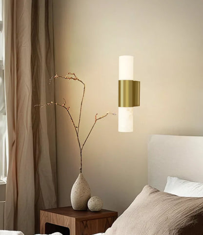 Sofia2 G9 Spanish Marble Wall Light