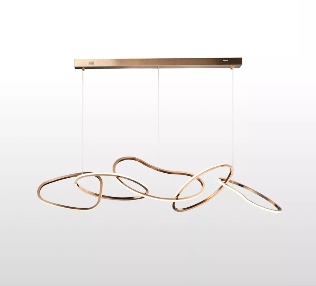 Aurora Gold Pendant Bar Light