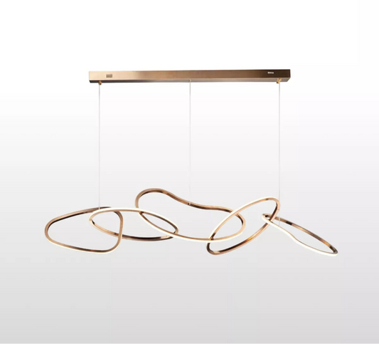 Aurora Gold Pendant Bar Light