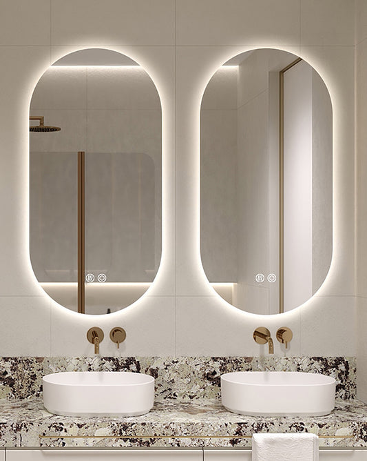Archie Oval LED Mirror