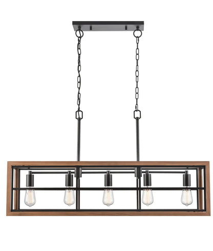 Banquet Wooden 5 Light Pendant