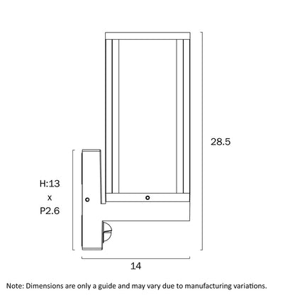 Belmin Wall Light with Sensor