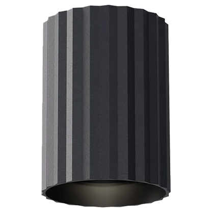 Calibo Canary Fluted 150mm Surface Mounted Downlight