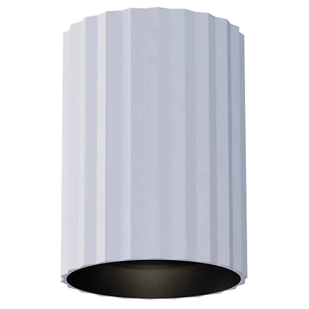 Calibo Canary Fluted 150mm Surface Mounted Downlight