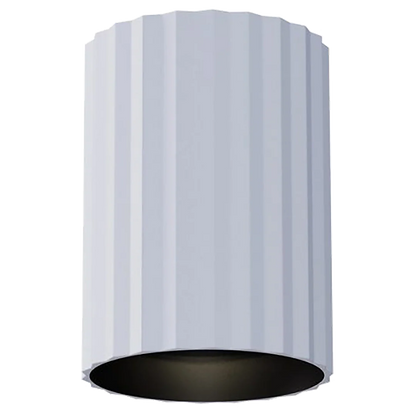 Calibo Canary Fluted 150mm Surface Mounted Downlight