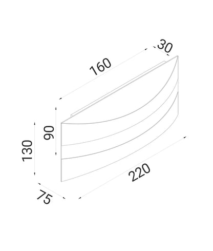 Cardiff LED Wall Light