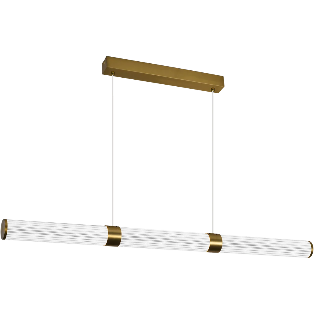 Calibo Charm Modern Fluted Linear Pendant Light