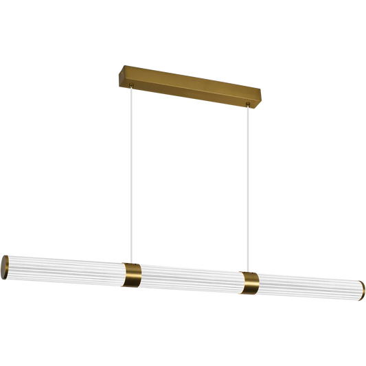Calibo Charm Modern Fluted Linear Pendant Light