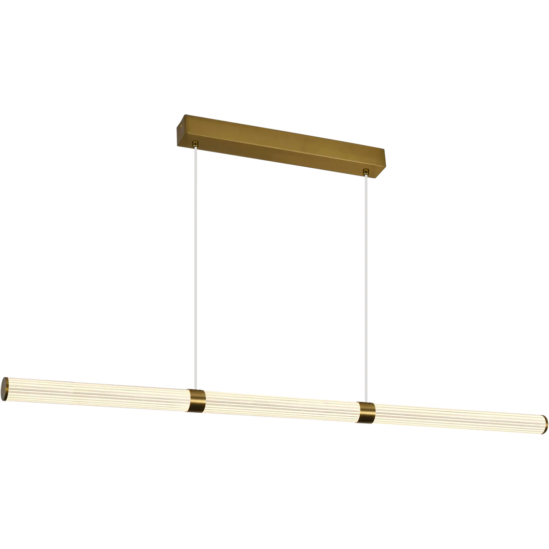 Calibo Charm Modern Fluted Linear Pendant Light