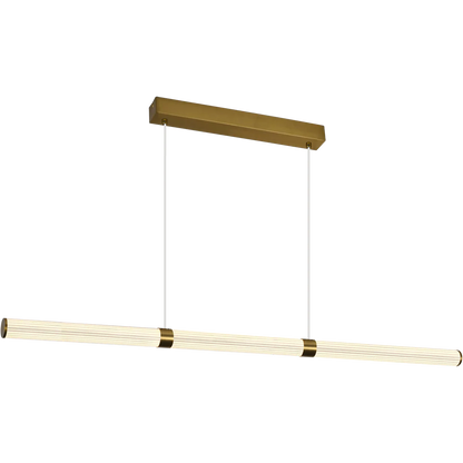 Calibo Charm Modern Fluted Linear Pendant Light