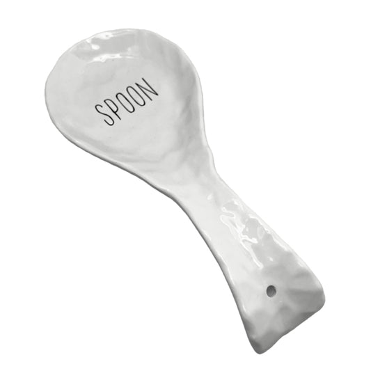 Spade Ceramic Spoon Rest