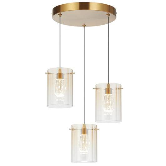 Crevil 3 Light Pendant Drop