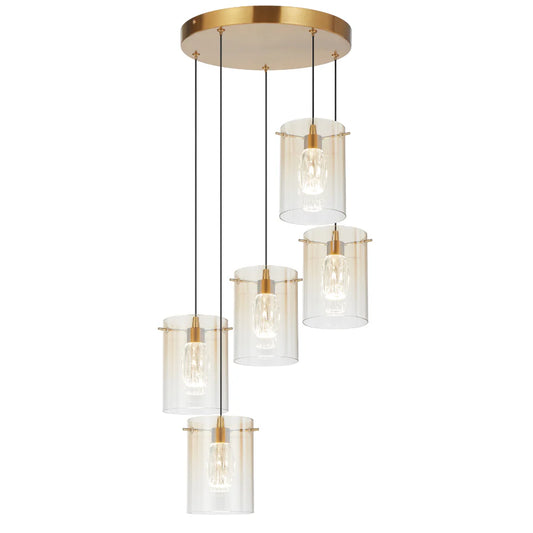 Crevil 5 Light Pendant Drop