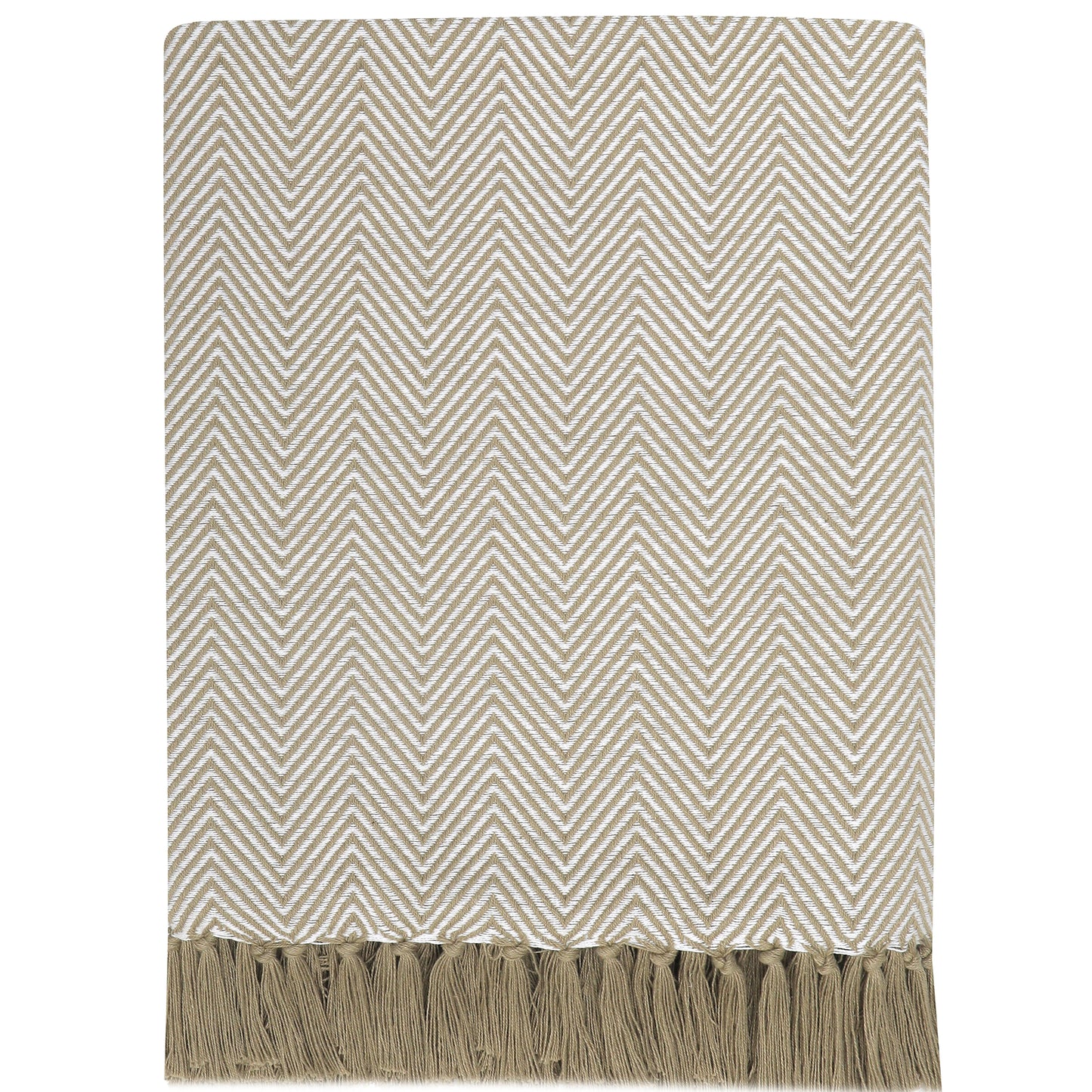 Delta Throw Taupe