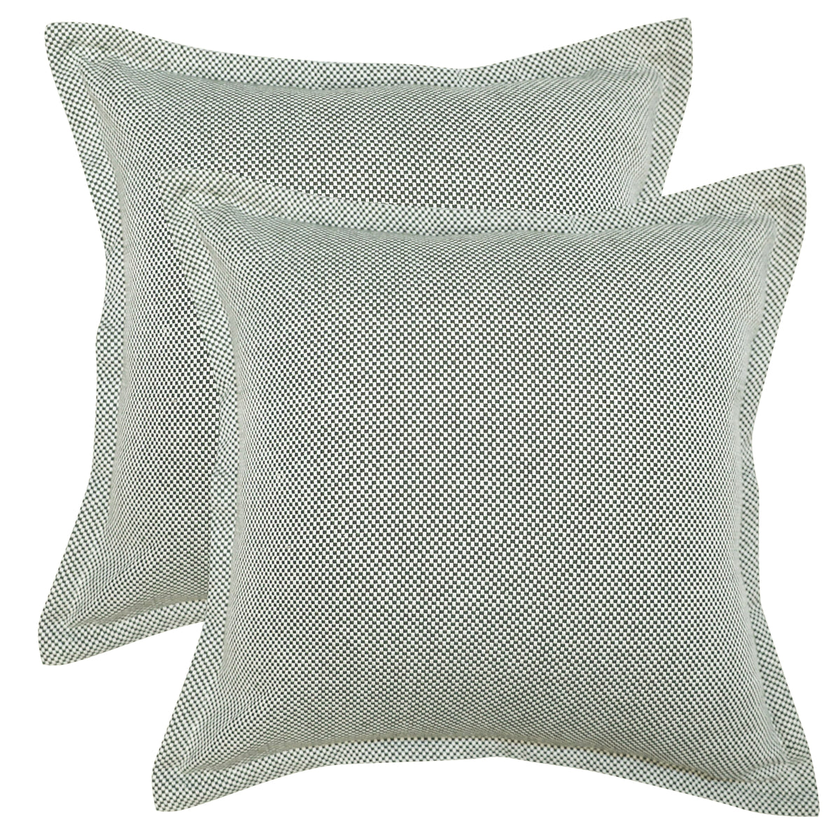Chambray Eco Cushion Olive