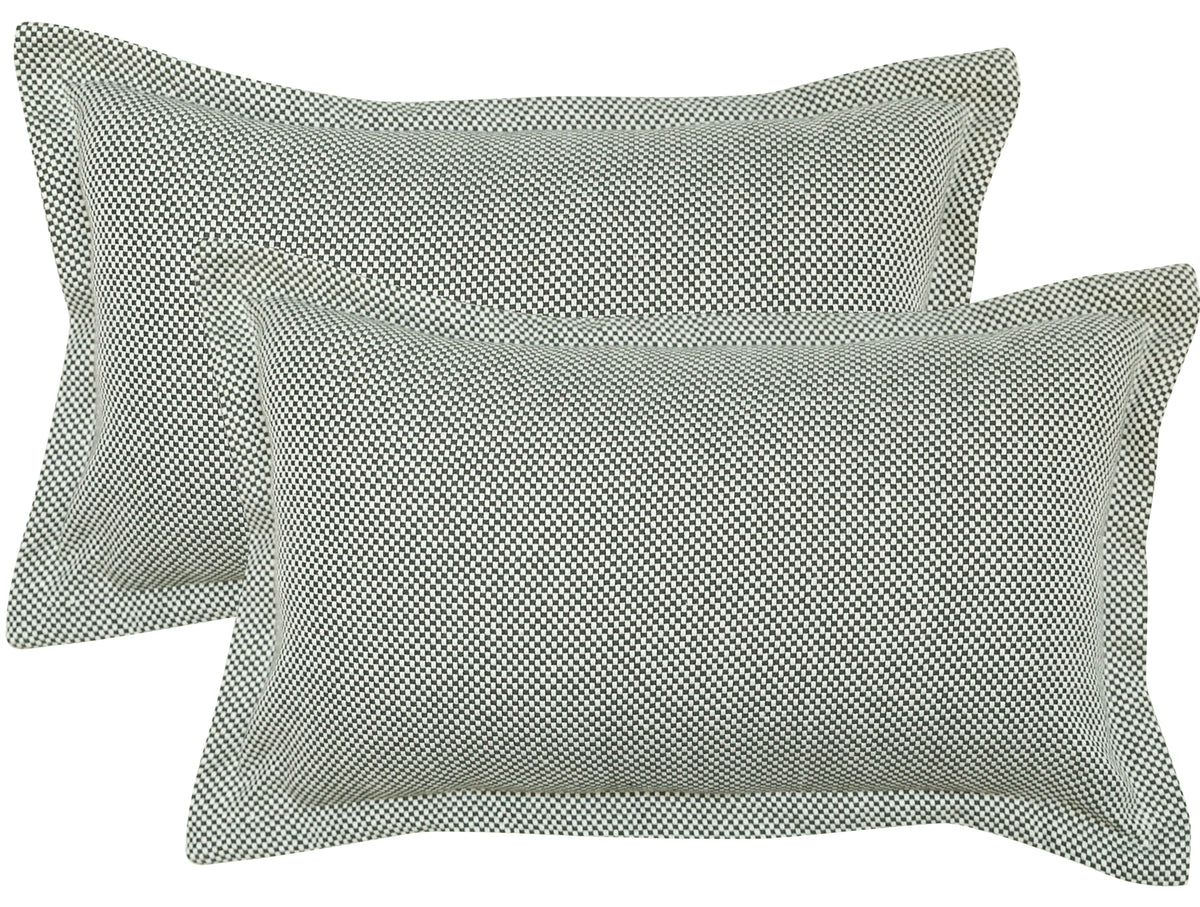 Chambray Eco Cushion Olive