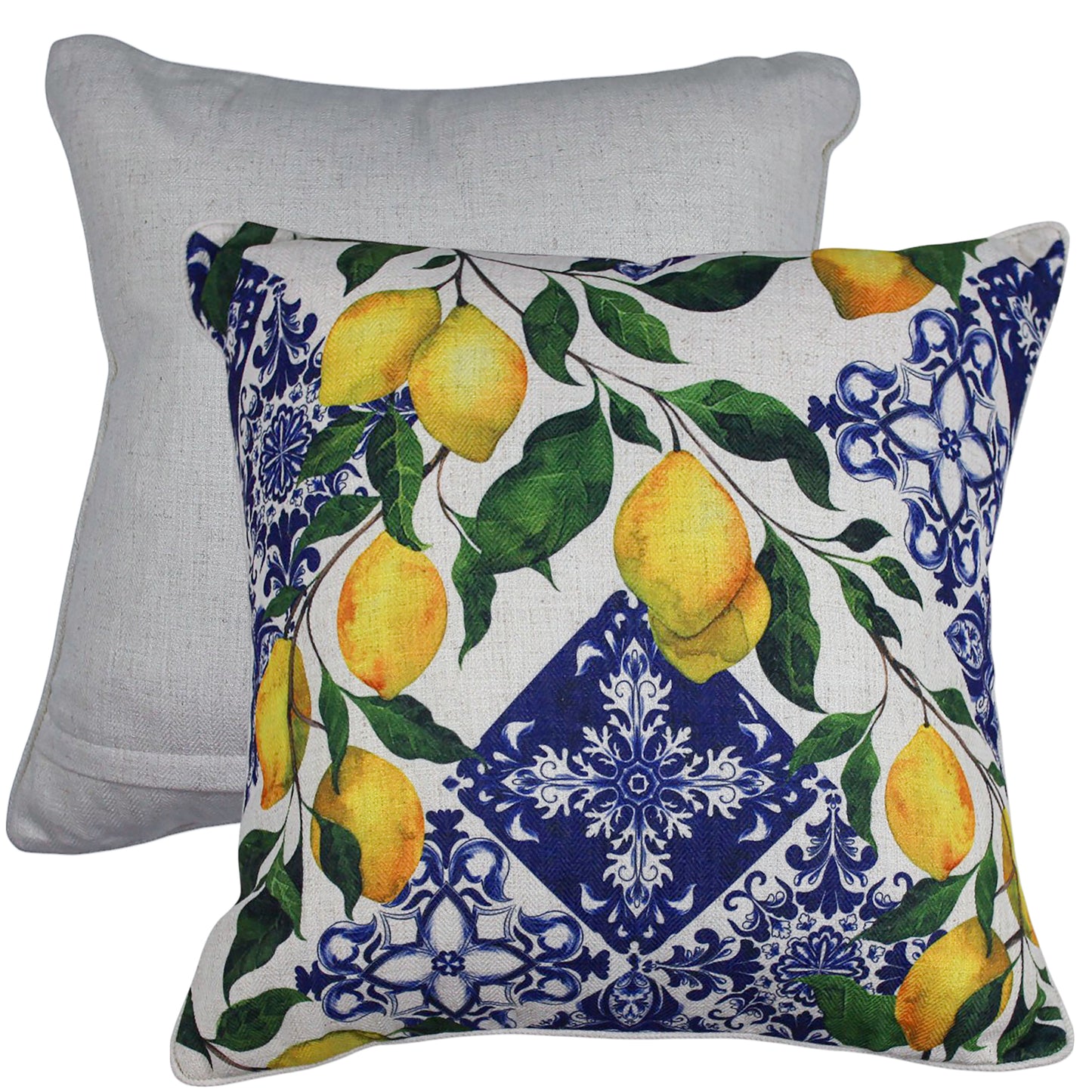 Citrus Linen Cushion 50x50cm