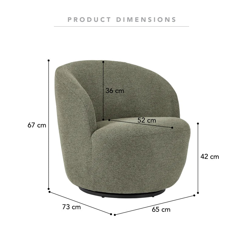 Sadie Swivel Armchair