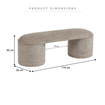 Sarah Ottoman Bench