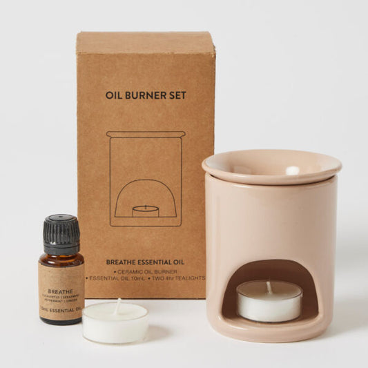 Ritual Oil Burner Gift Set Pink