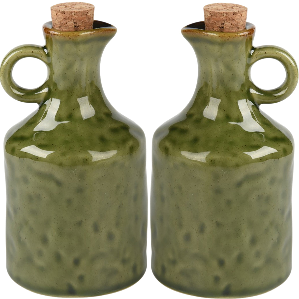 Set/2 Oil Vessel 450ml Olive