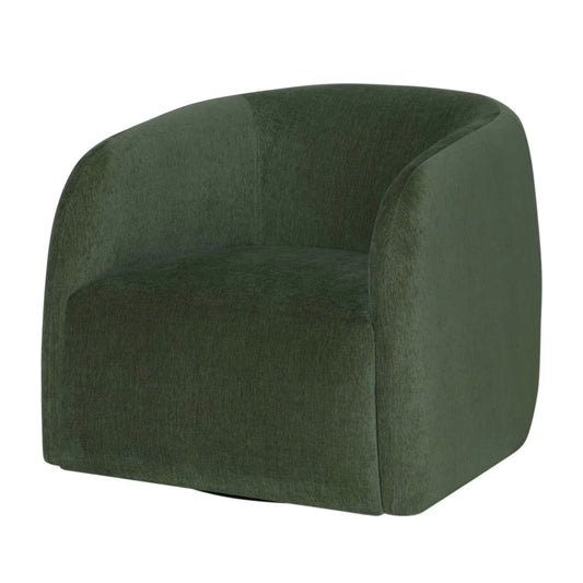 Ashton Swivel Green Accent Chair