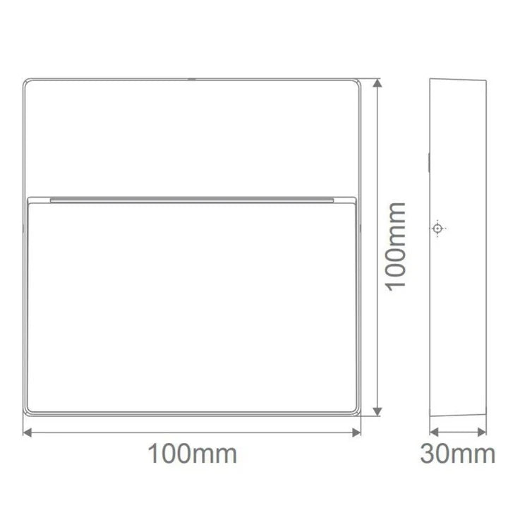 Zeke Square LED Step Light