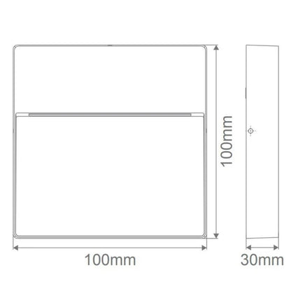 Zeke Square LED Step Light